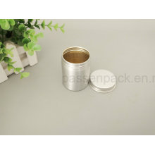 Lata de estanho de alumínio do chá da classe do alimento com tampa do parafuso (PPC-AC-056)
